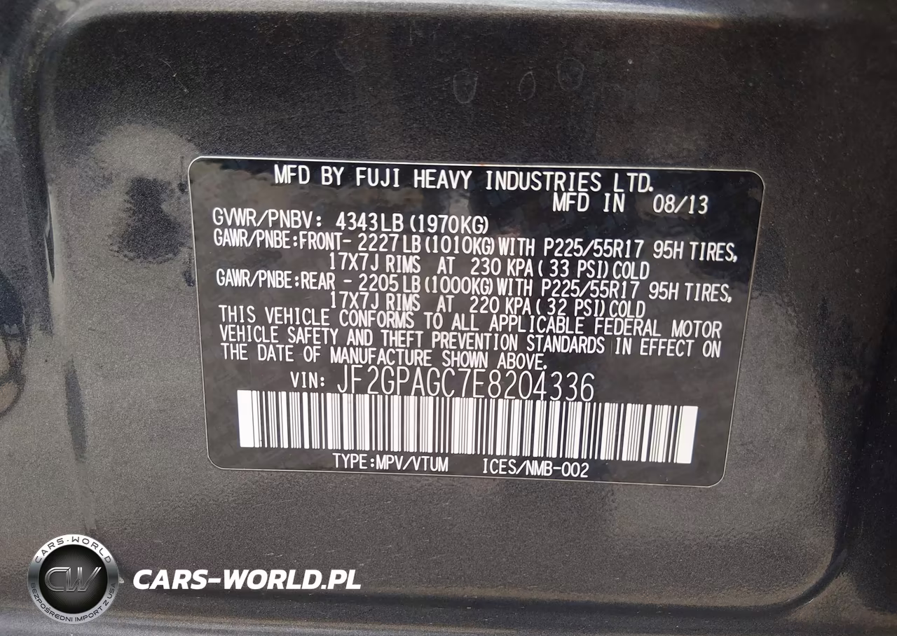 2014 Subaru Xv Crosstrek 2.0I Limited VIN:JF2GPAGC7E8204336 - 9