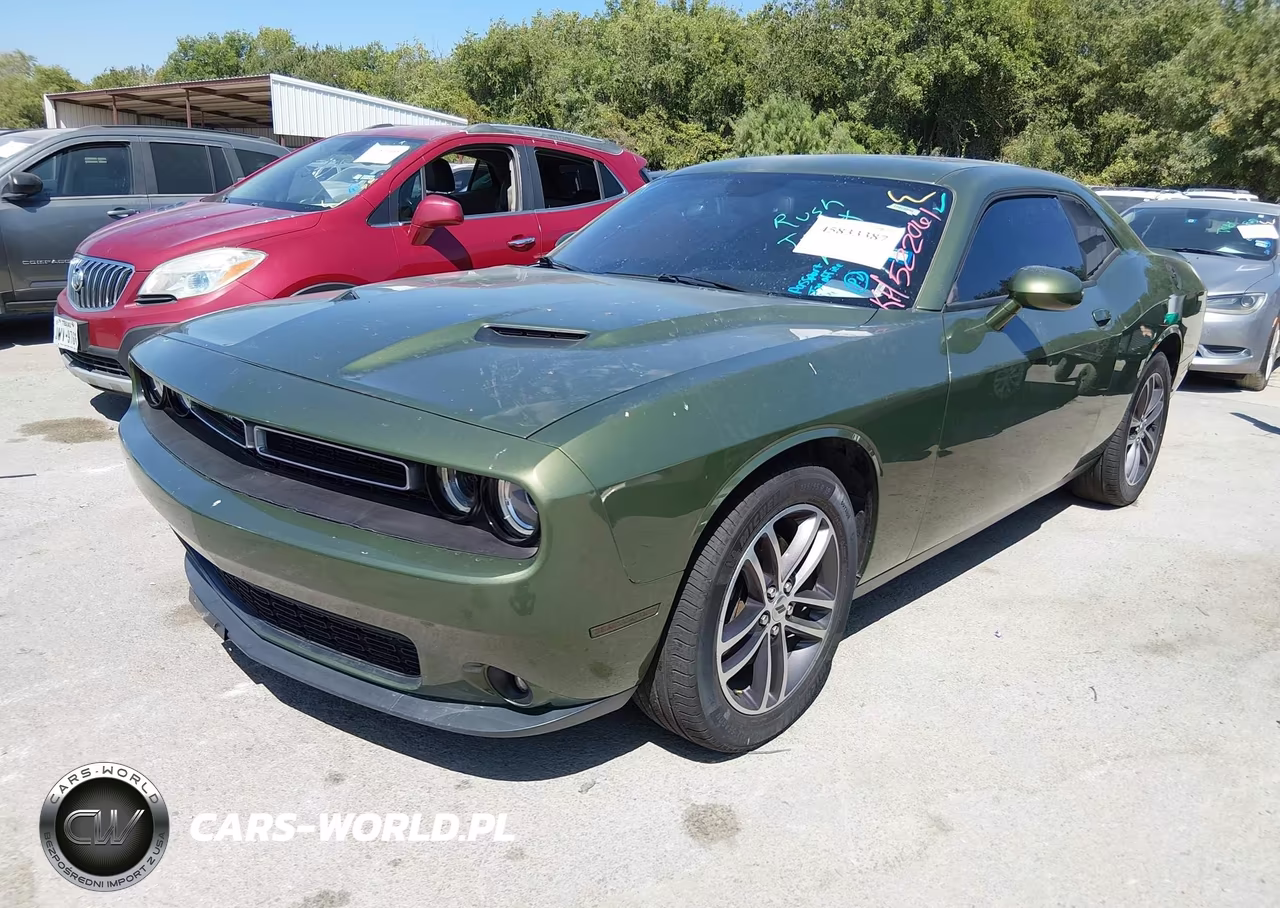 2019 Dodge Challenger Sxt Awd VIN:2C3CDZGG4KH522061 - 2