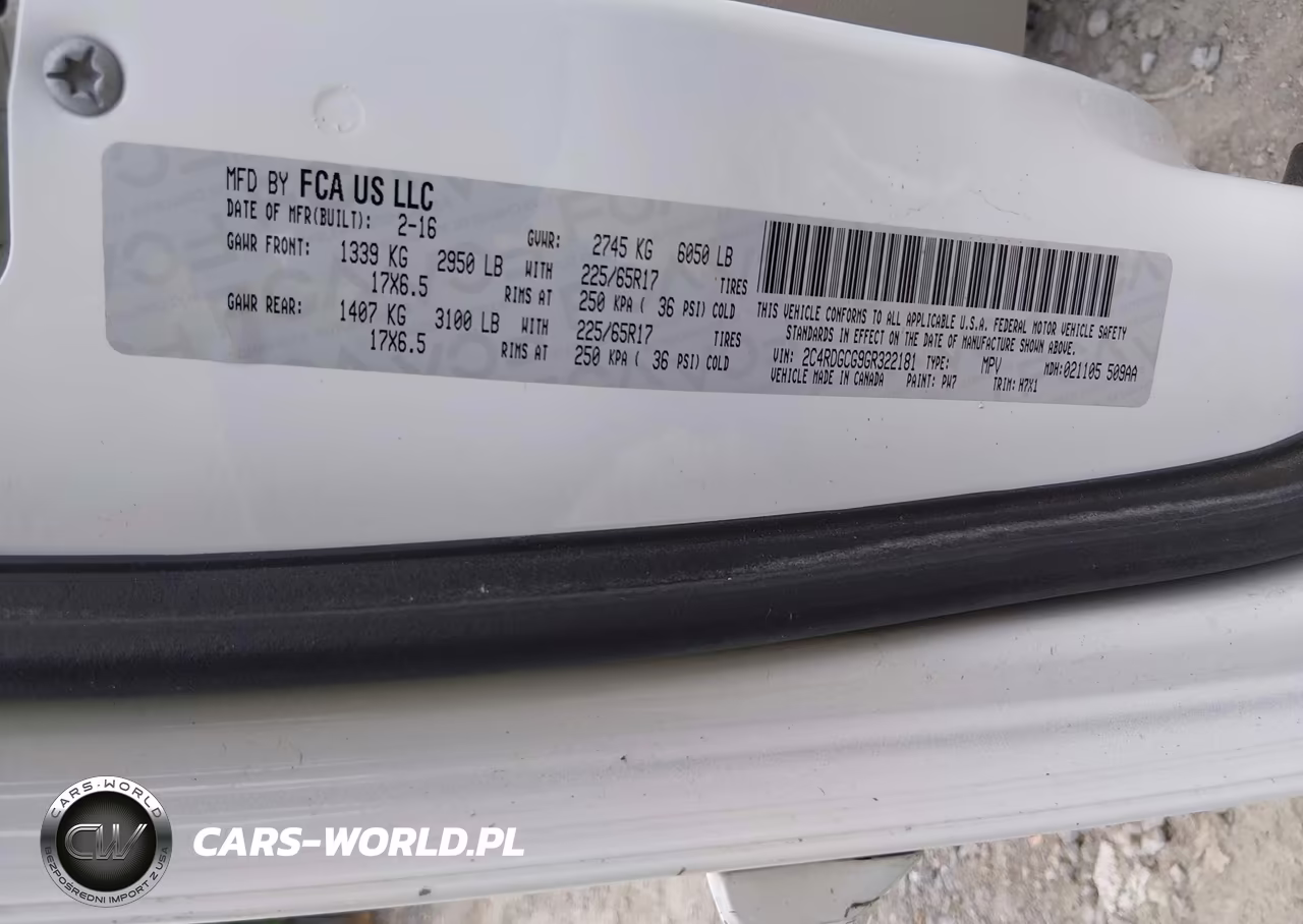 2016 Dodge Grand Caravan Sxt VIN:2C4RDGCG9GR322181 - 8