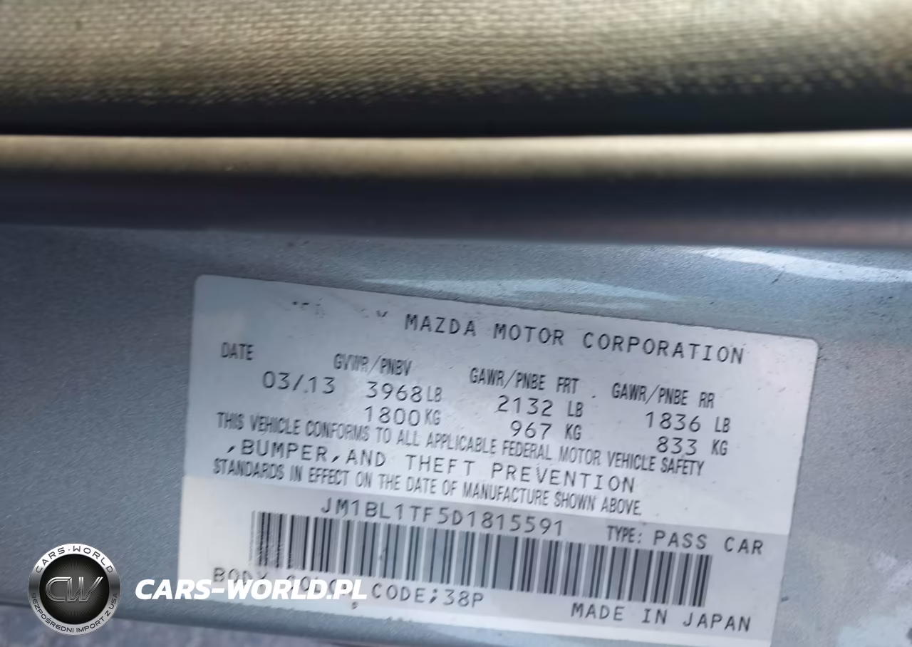 2013 Mazda Mazda3 I Sv VIN:JM1BL1TF5D1815591 - 9
