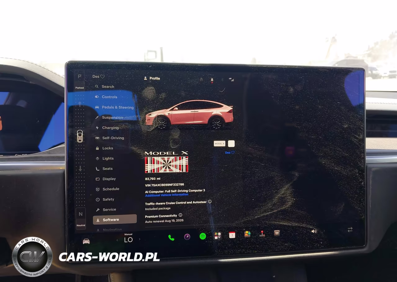 2022 Tesla Model X Plaid Tri Motor All-Wheel Drive VIN:7SAXCBE69NF332786 - 19
