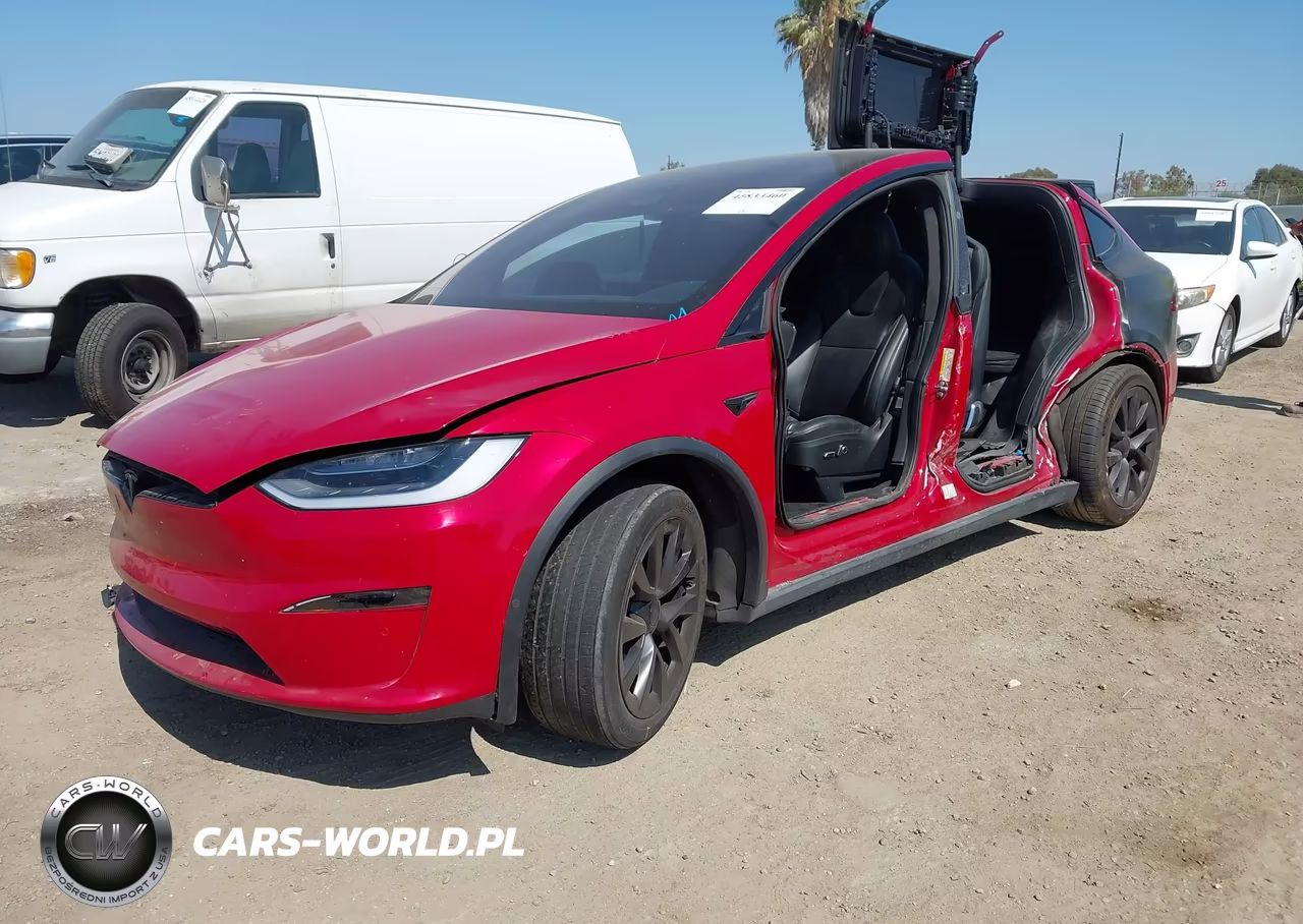 2022 Tesla Model X Plaid Tri Motor All-Wheel Drive VIN:7SAXCBE69NF332786 - 2