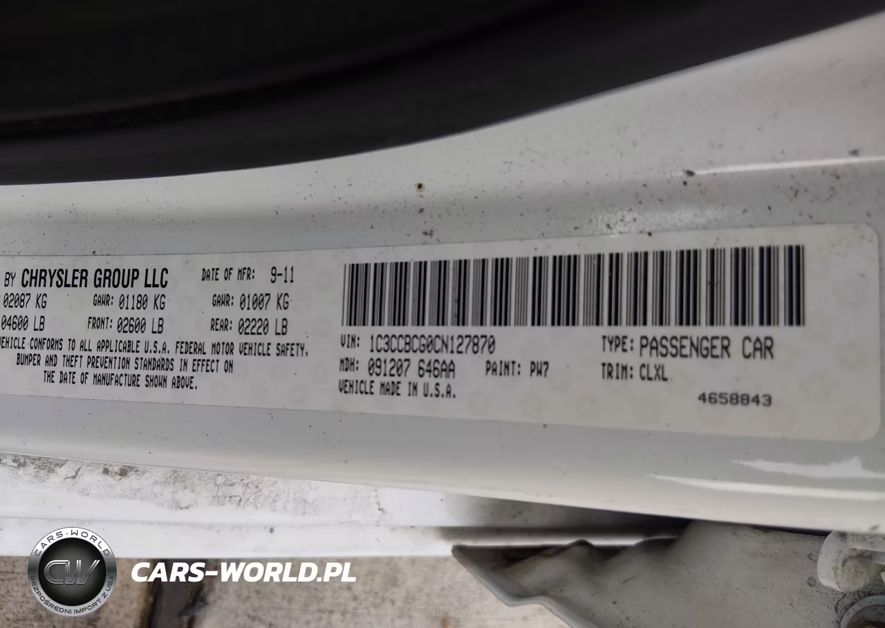 2012 Chrysler 200 Limited VIN:1C3CCBCG0CN127870 - 9