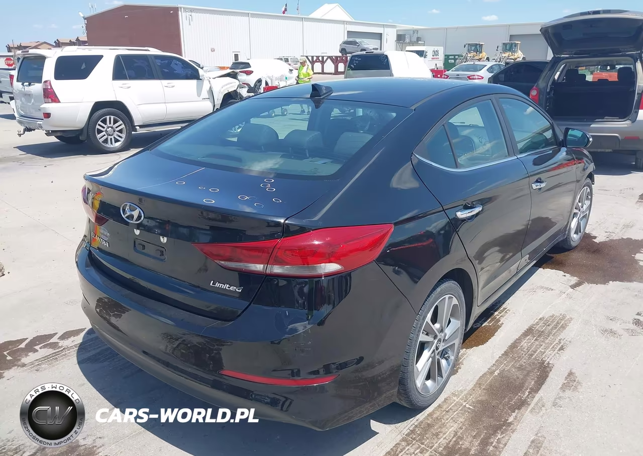 2017 Hyundai Elantra Limited VIN:KMHD84LF2HU334905 - 4