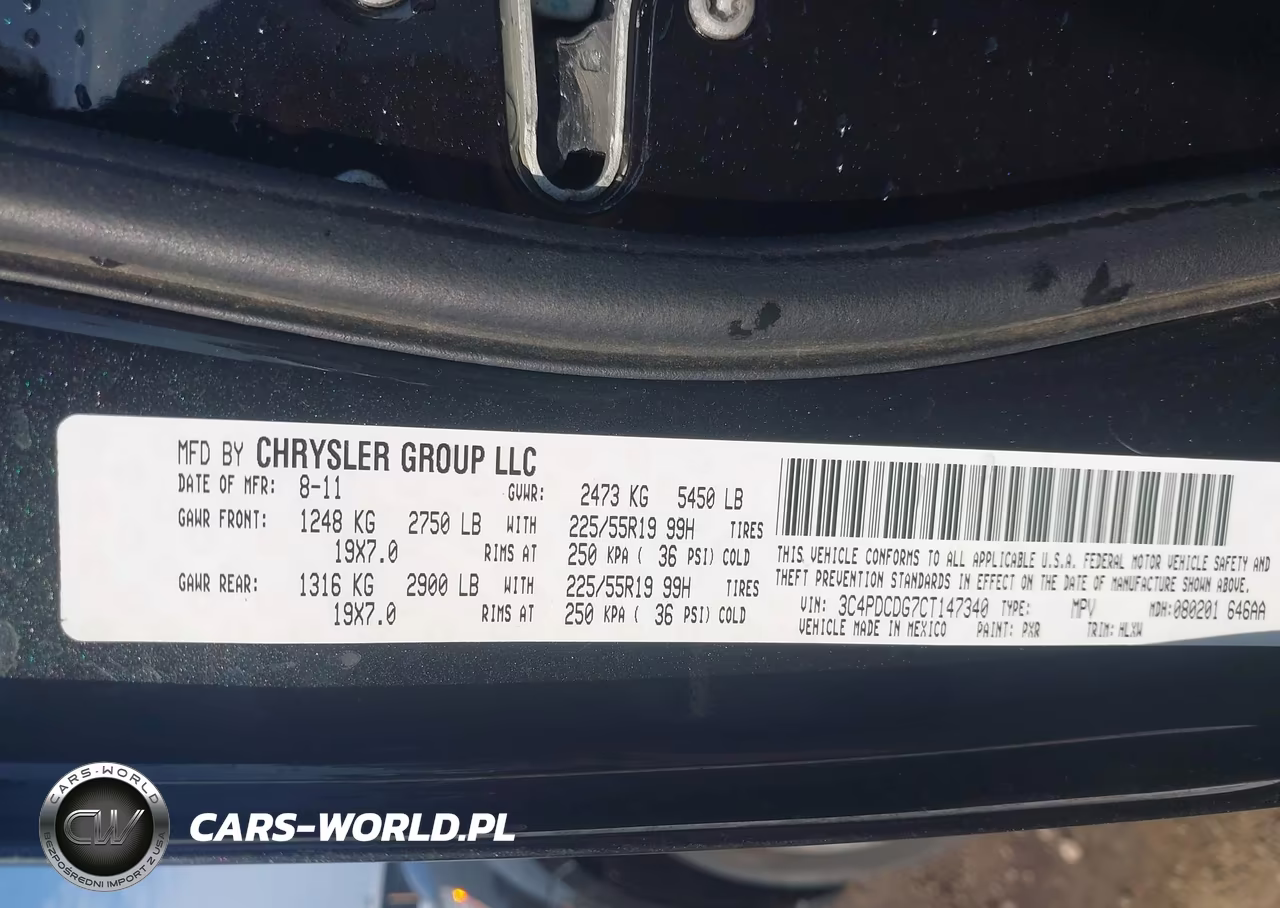 2012 Dodge Journey Crew VIN:3C4PDCDG7CT147340 - 9