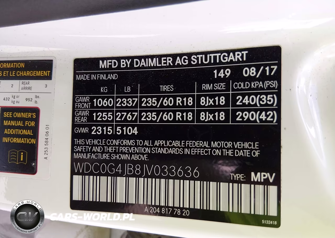 2018 Mercedes-Benz Glc 300 VIN:WDC0G4JB8JV033636 - 9