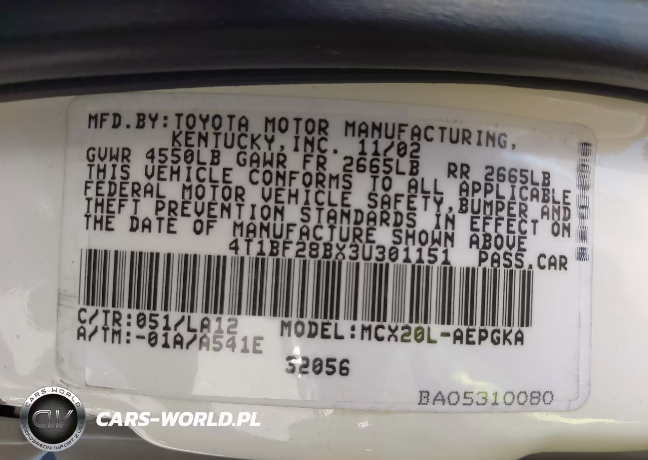 2003 Toyota Avalon Xls VIN:4T1BF28BX3U301151 - 9