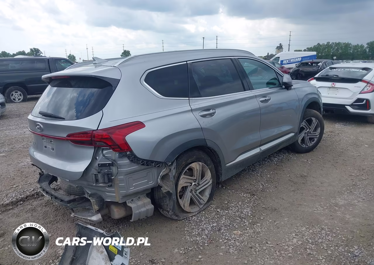 2021 Hyundai Santa Fe Sel VIN:5NMS24AJ1MH324467 - 4