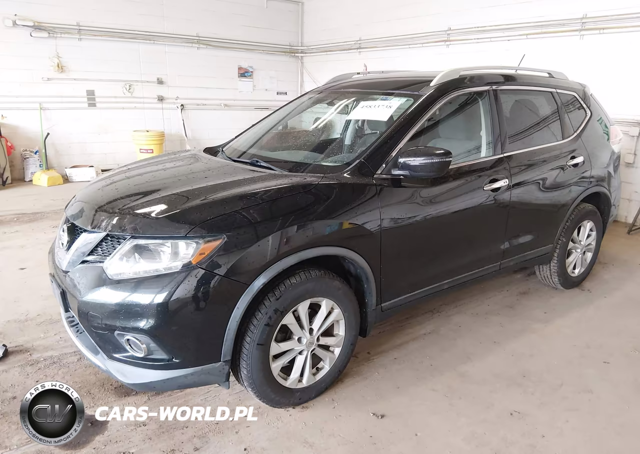2016 Nissan Rogue Sv VIN:KNMAT2MV6GP703195 - 2