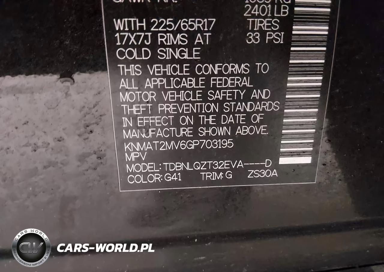 2016 Nissan Rogue Sv VIN:KNMAT2MV6GP703195 - 9