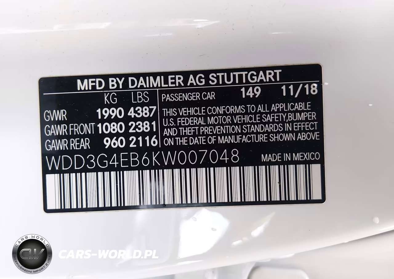 2019 Mercedes-Benz A 220 VIN:WDD3G4EB6KW007048 - 9