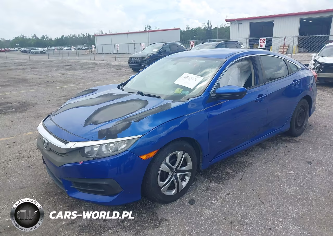 2018 Honda Civic Lx VIN:19XFC2F52JE010988 - 2