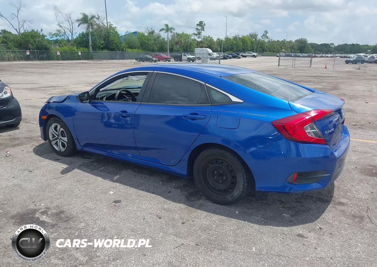 2018 Honda Civic Lx VIN:19XFC2F52JE010988 - 3