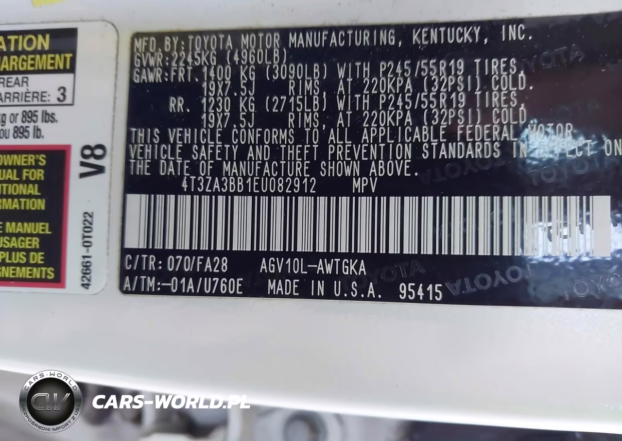 2014 Toyota Venza Le VIN:4T3ZA3BB1EU082912 - 9