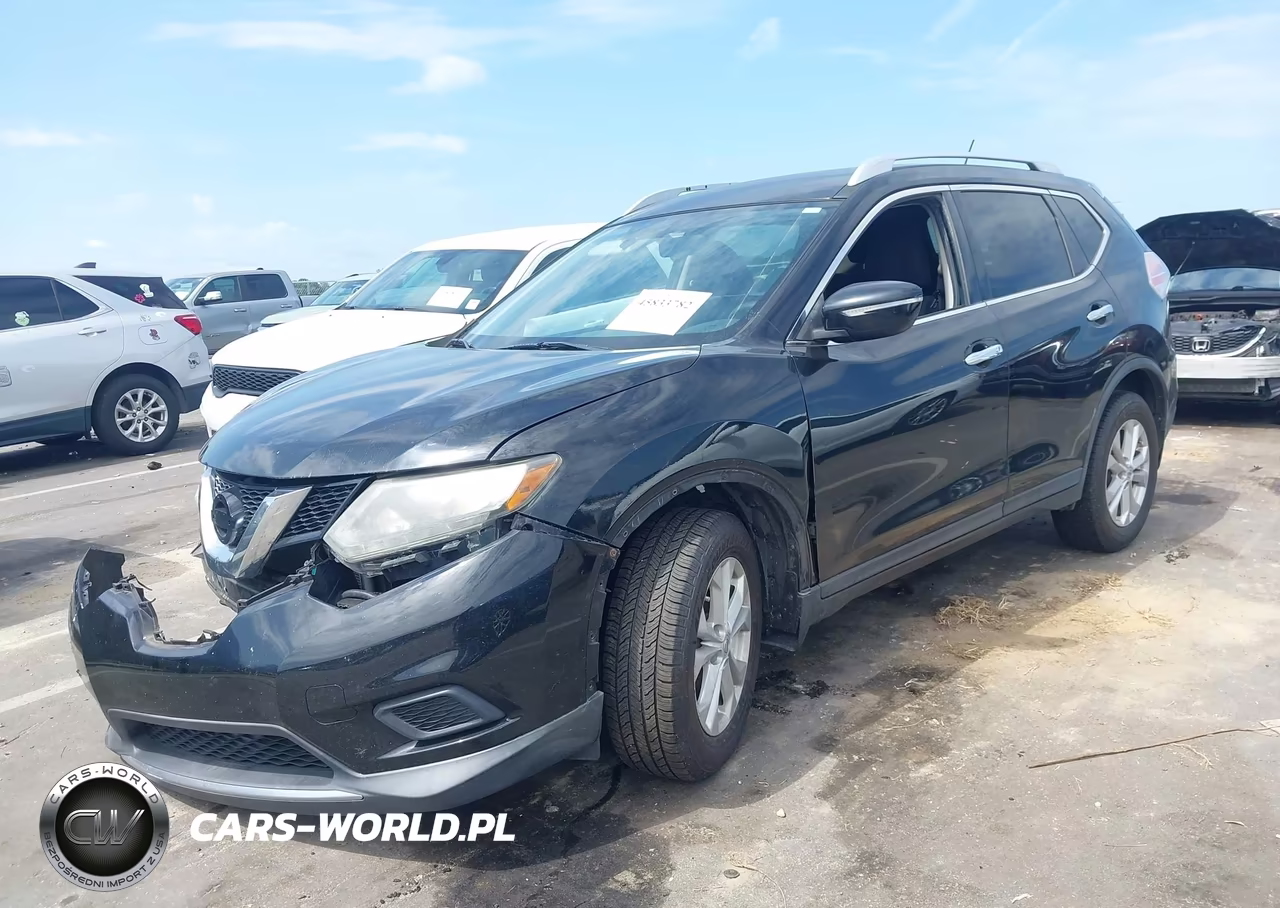 2015 Nissan Rogue Sv VIN:KNMAT2MT8FP522225 - 2