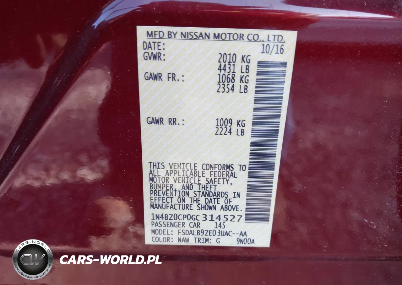 2016 Nissan Leaf S VIN:1N4BZ0CP0GC314527 - 9