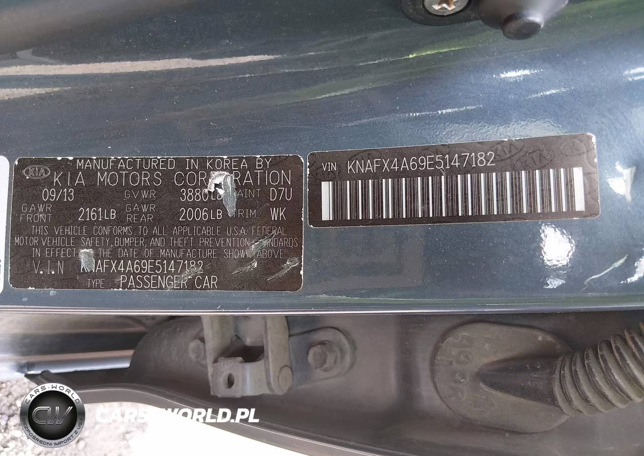 2014 Kia Forte Lx VIN:KNAFX4A69E5147182 - 9