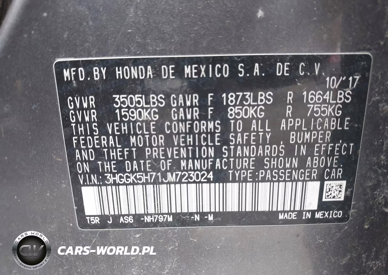 2018 Honda Fit Sport VIN:3HGGK5H71JM723024 - 9