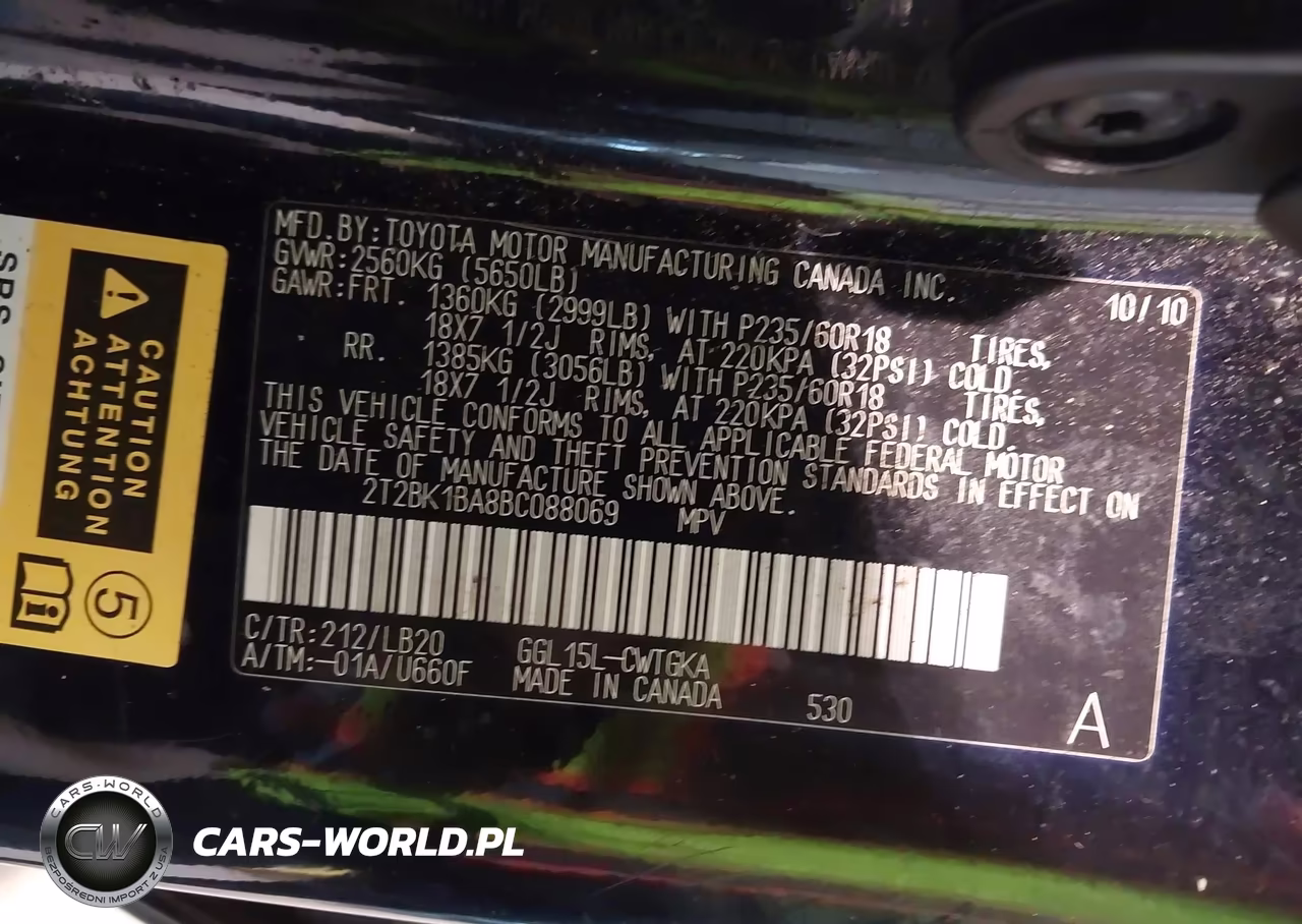 2011 Lexus Rx 350 VIN:2T2BK1BA8BC088069 - 9