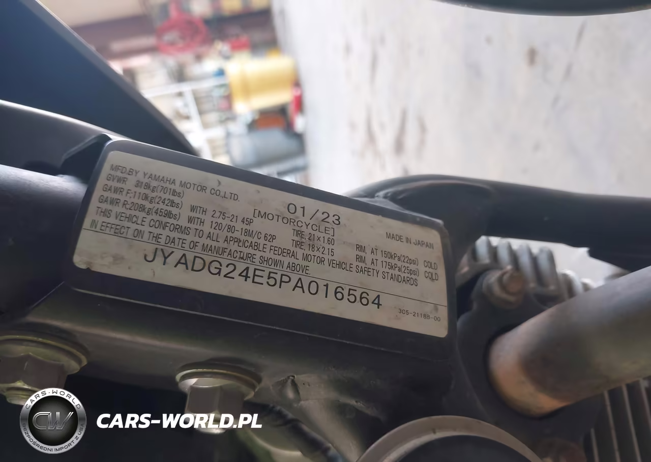 2023 Yamaha Xt250 VIN:JYADG24E5PA016564 - 10