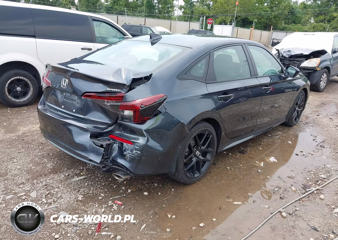 2025 Honda Civic Sport VIN:2HGFE2F56SH573320 - 4