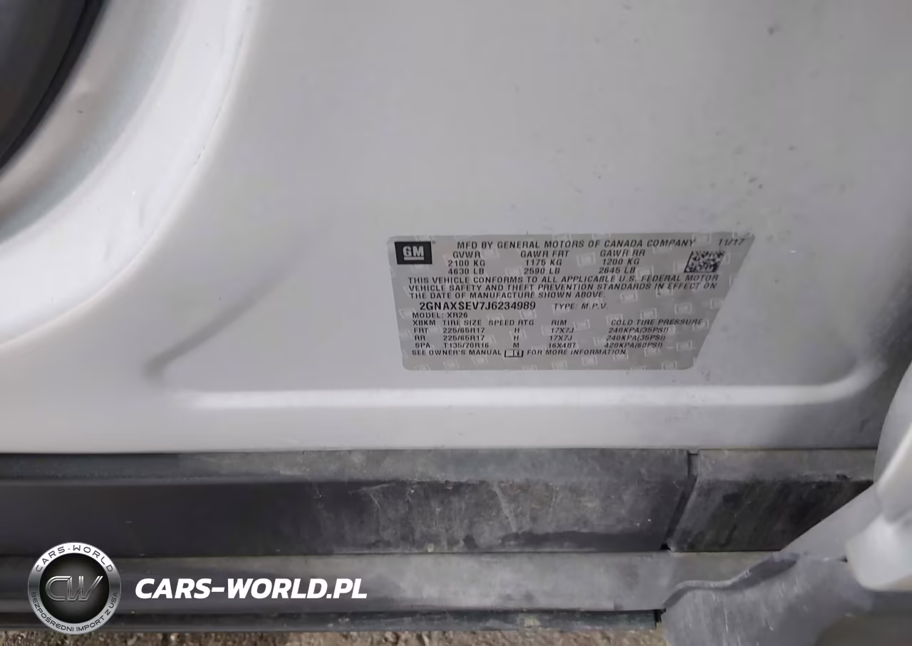 2018 Chevrolet Equinox Lt VIN:2GNAXSEV7J6234989 - 9