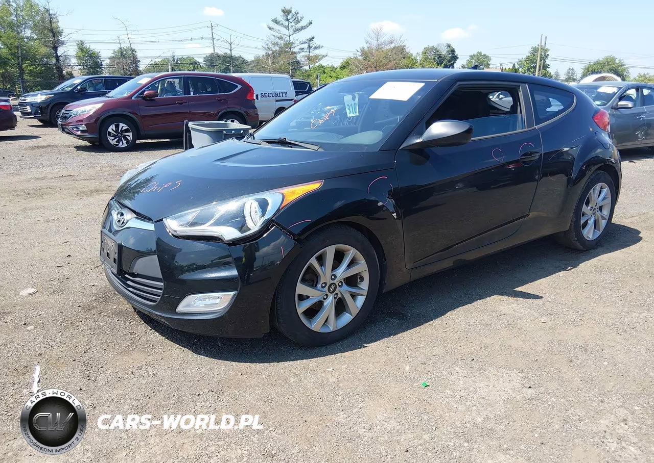 2017 Hyundai Veloster VIN:KMHTC6AD7HU306475 - 2