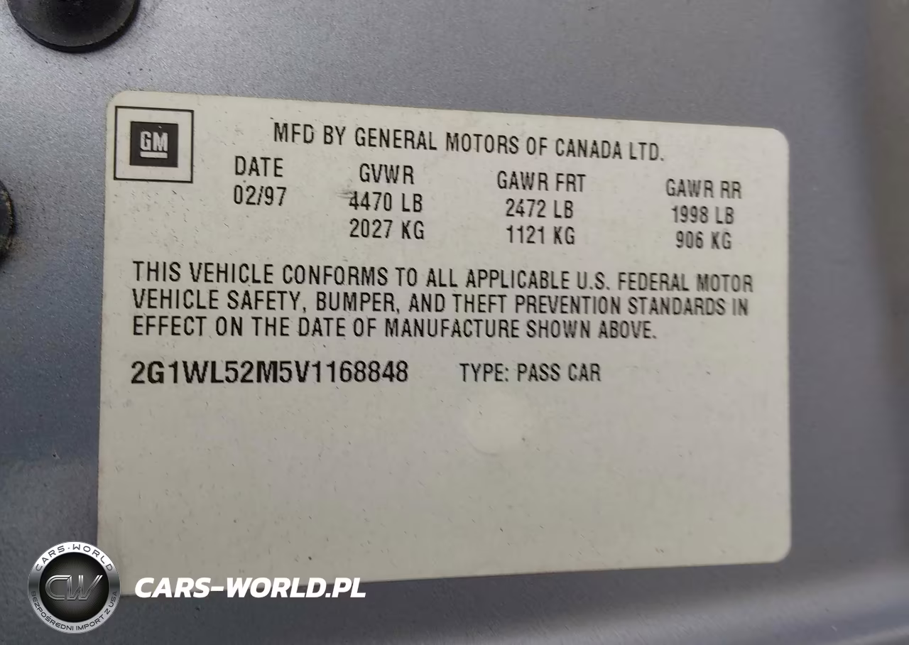 1997 Chevrolet Lumina VIN:2G1WL52M5V1168848 - 9