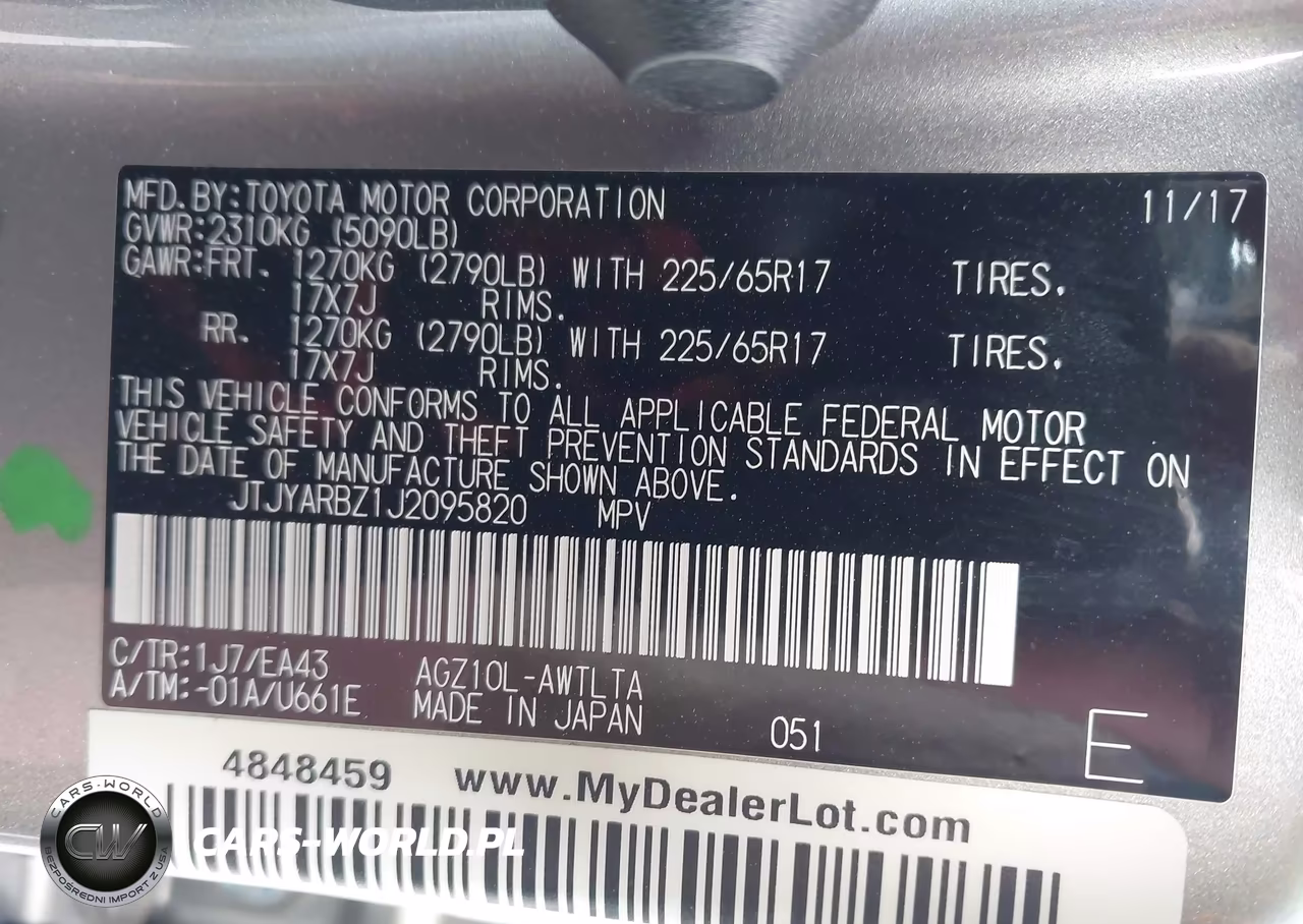 2018 Lexus Nx 300 VIN:JTJYARBZ1J2095820 - 9
