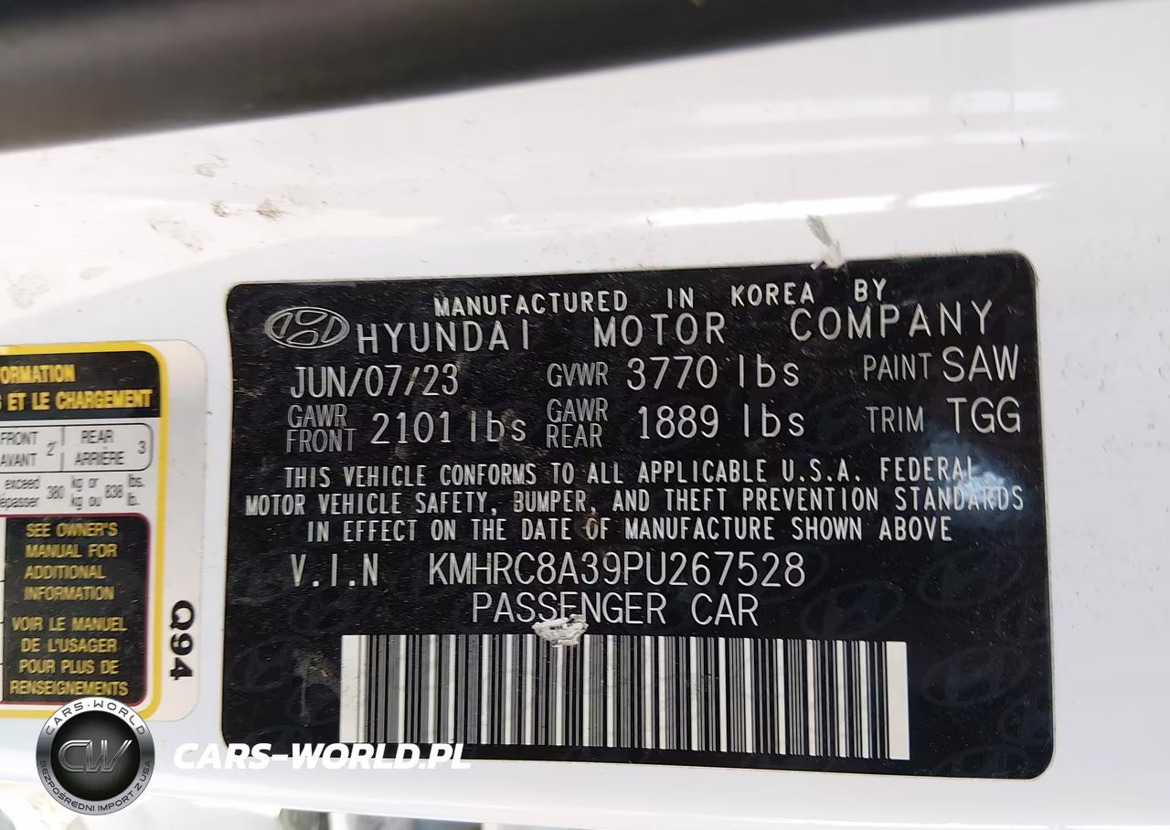 2023 Hyundai Venue Sel-Limited VIN:KMHRC8A39PU267528 - 9