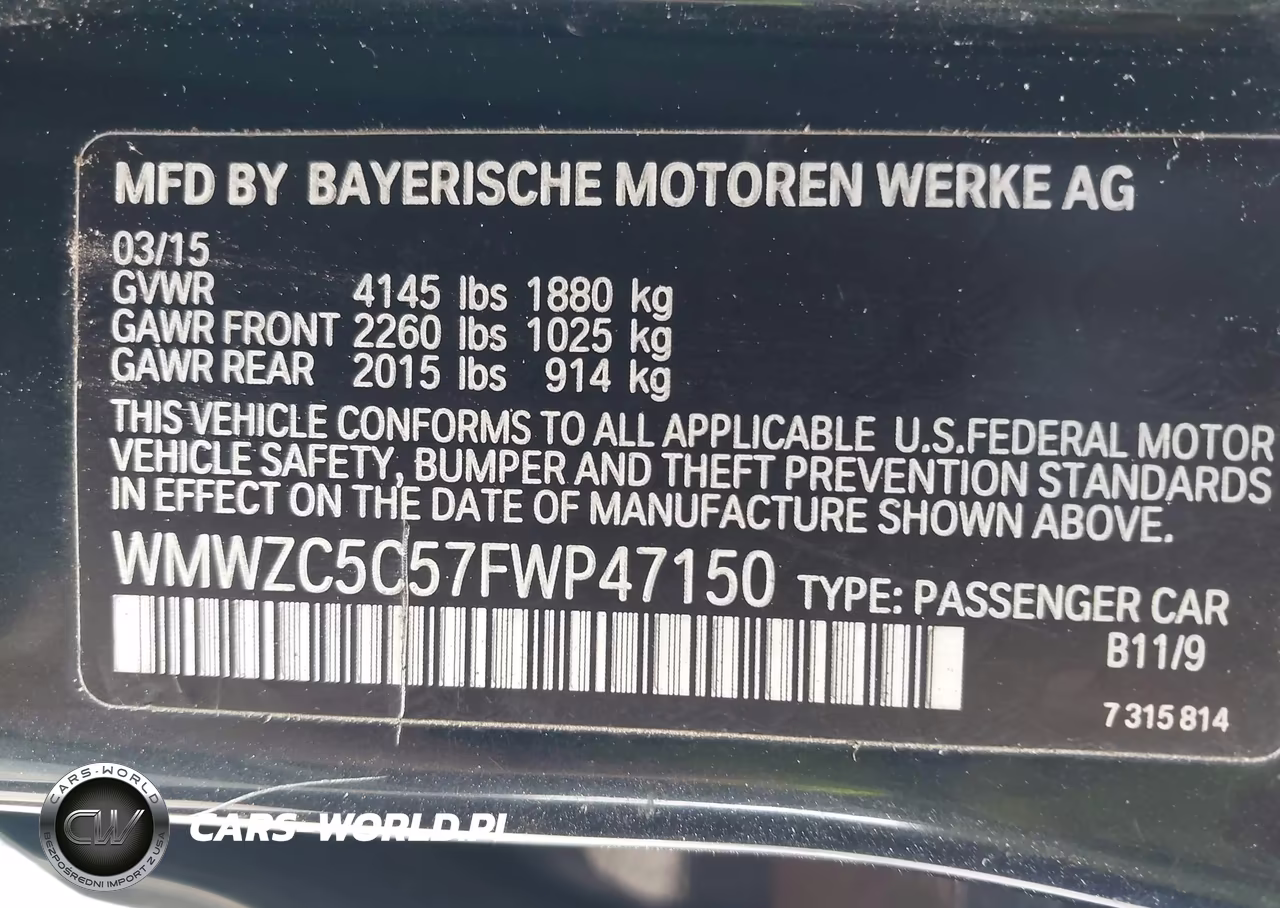 2015 Mini Countryman Cooper S VIN:WMWZC5C57FWP47150 - 9