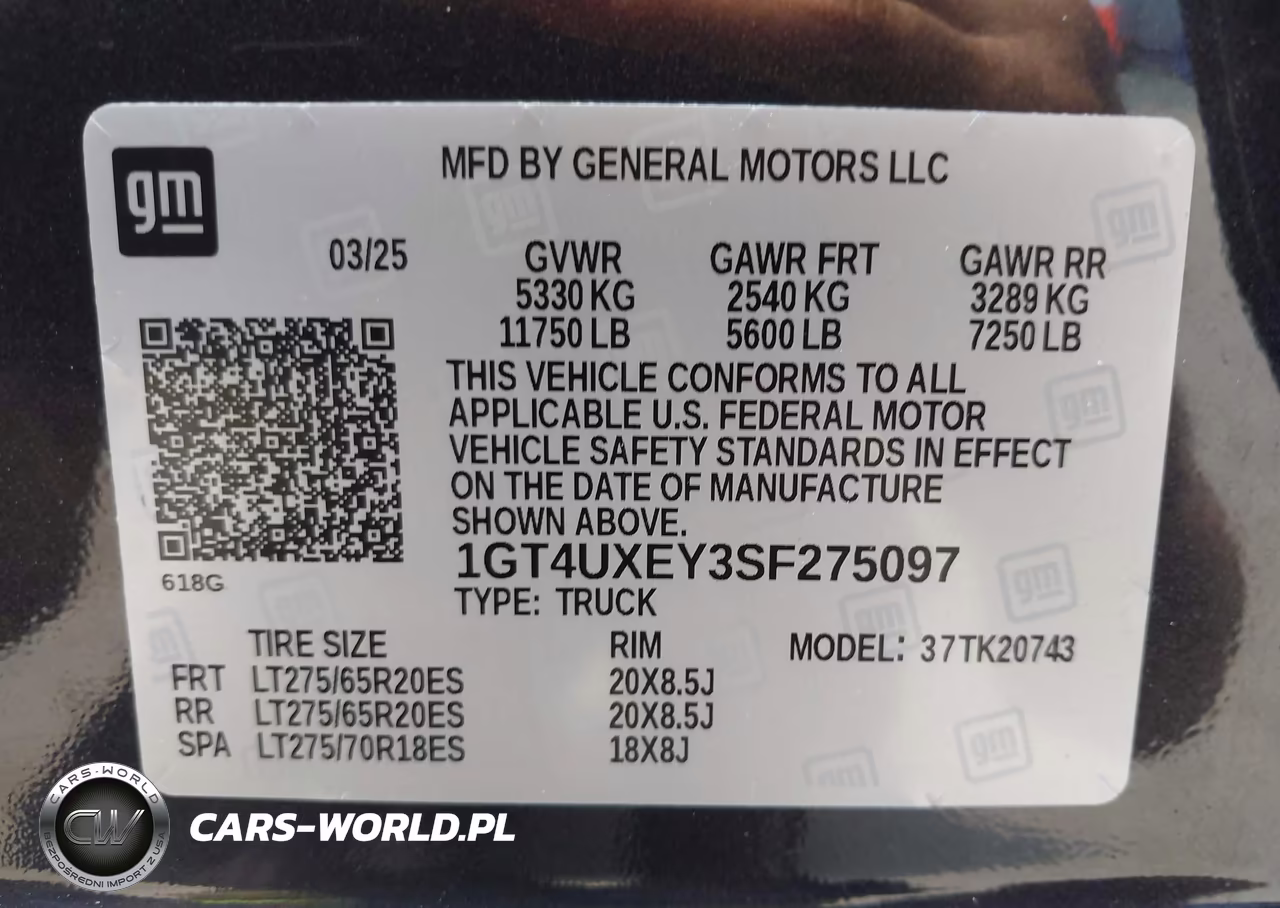 2025 GMC Sierra 2500Hd 4Wd Standard Bed Denali Ultimate VIN:1GT4UXEY3SF275097 - 9