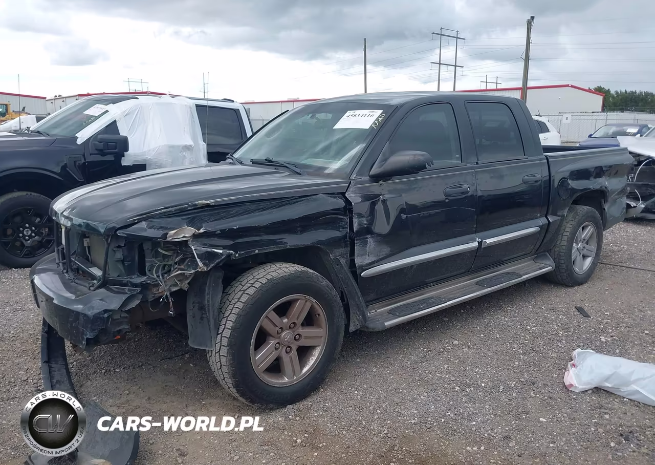 2008 Dodge Dakota Laramie VIN:1D7HW58N88S624228 - 6