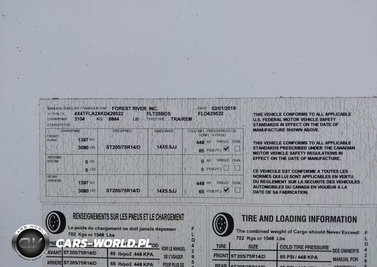 2019 Forest River Other VIN:4X4TFLA2XKD429522 - 9