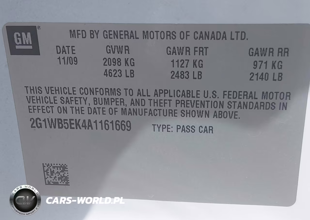 2010 Chevrolet Impala Lt VIN:2G1WB5EK4A1161669 - 9