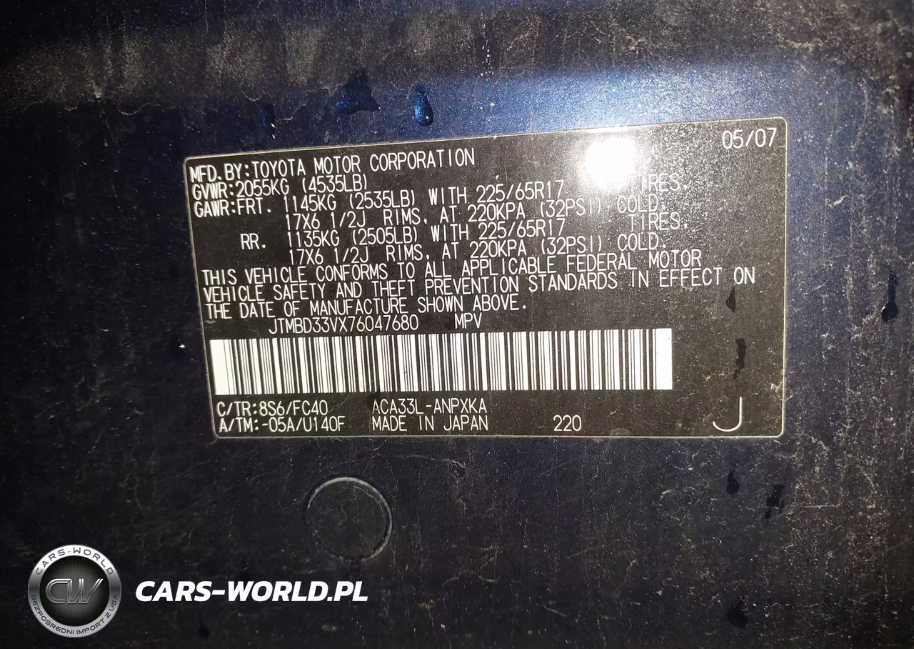 2007 Toyota Rav4 VIN:JTMBD33VX76047680 - 9