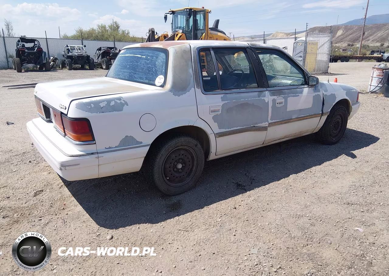 1991 Dodge Spirit VIN:1B3XA46K6MF669552 - 4