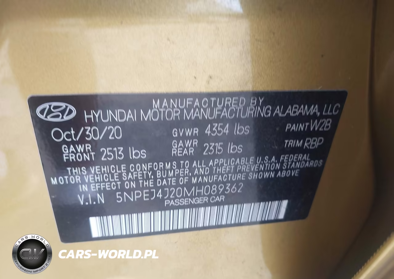 2021 Hyundai Sonata Sel Plus VIN:5NPEJ4J20MH089362 - 9