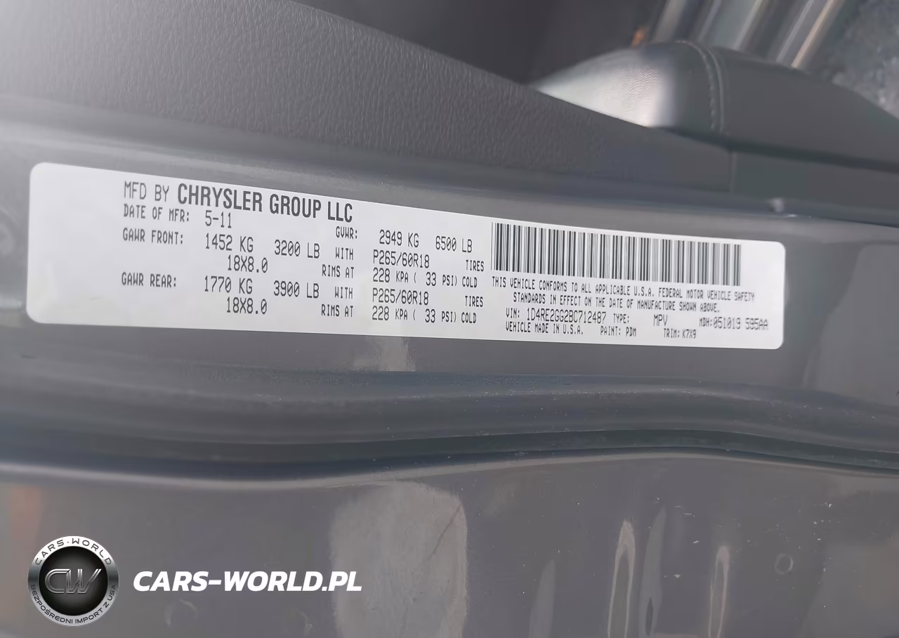 2011 Dodge Durango Express VIN:1D4RE2GG2BC712487 - 9