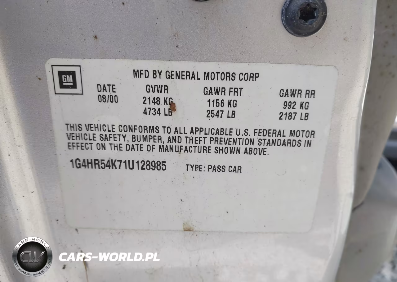 2001 Buick Lesabre Limited VIN:1G4HR54K71U128985 - 9