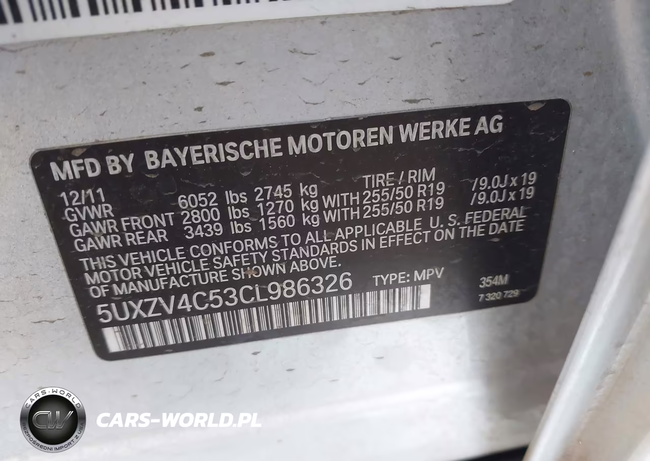 2012 BMW X5 xDrive35I-xDrive35I Premium-xDrive35I Sport Activity VIN:5UXZV4C53CL986326 - 9