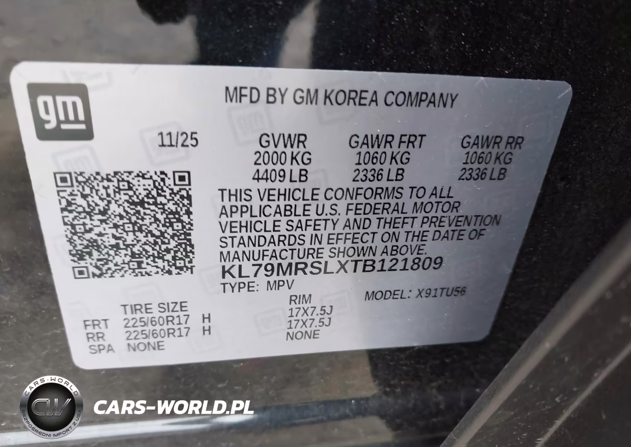 2026 Chevrolet Trailblazer Awd Lt VIN:KL79MRSLXTB121809 - 9