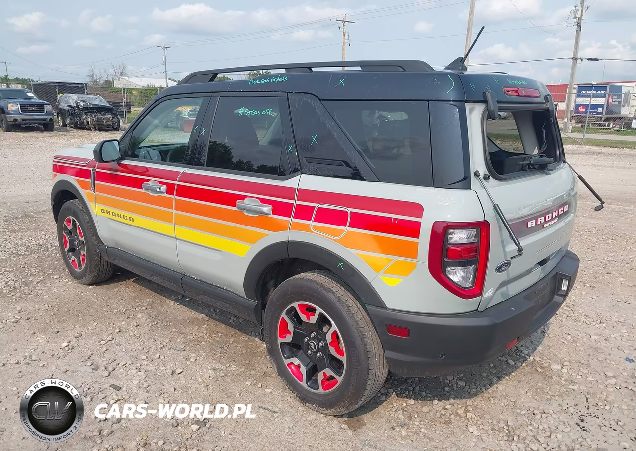 2024 Ford Bronco Sport Free Wheeling VIN:3FMCR9K61RRF70641 - 3
