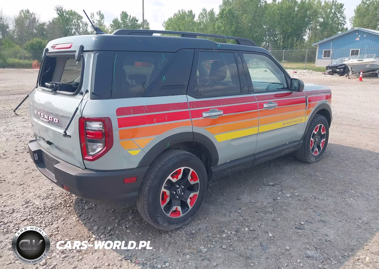 2024 Ford Bronco Sport Free Wheeling VIN:3FMCR9K61RRF70641 - 4