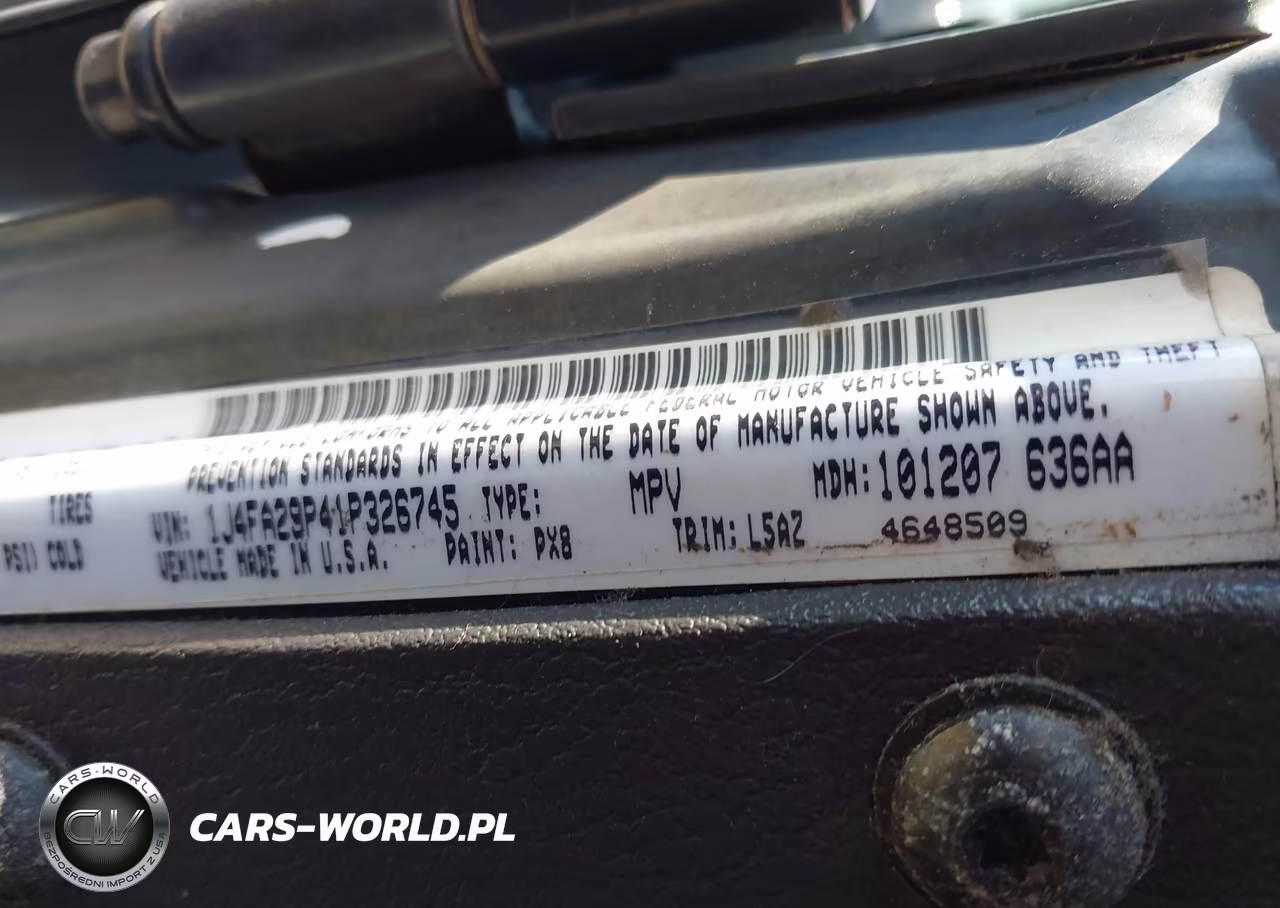 2001 Jeep Wrangler Se VIN:1J4FA29P41P326745 - 9