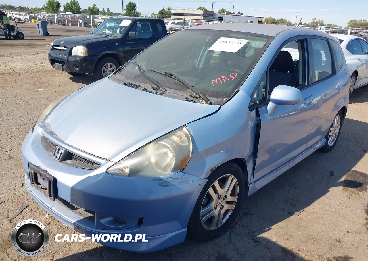 2008 Honda Fit Sport VIN:JHMGD38618S053964 - 2