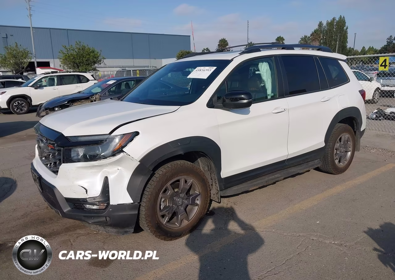 2024 Honda Passport Awd Trailsport VIN:5FNYF8H62RB005904 - 2