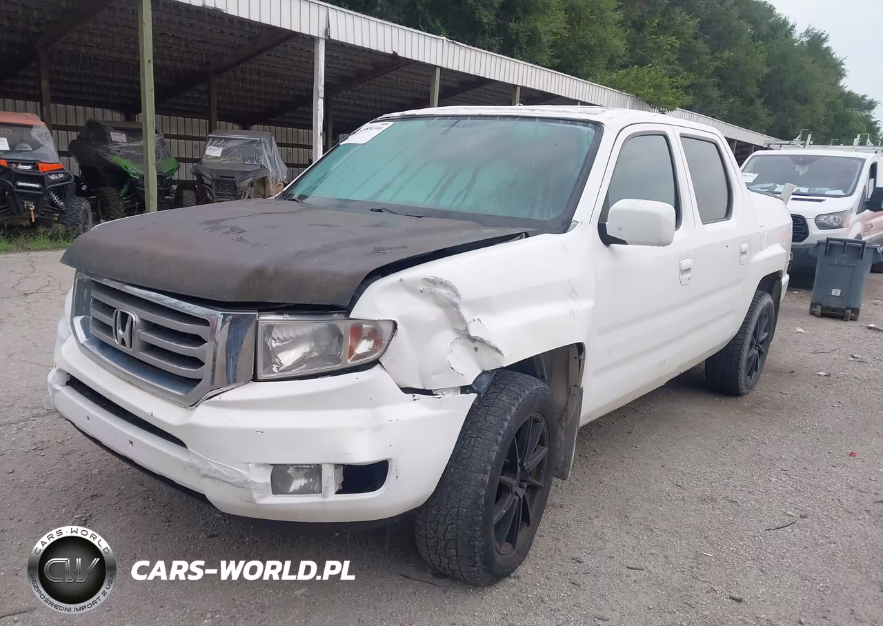2013 Honda Ridgeline Rtl VIN:5FPYK1F52DB013255 - 2