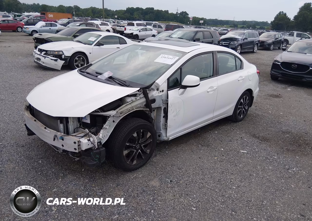 2013 Honda Civic Ex VIN:2HGFB2F8XDH537541 - 2