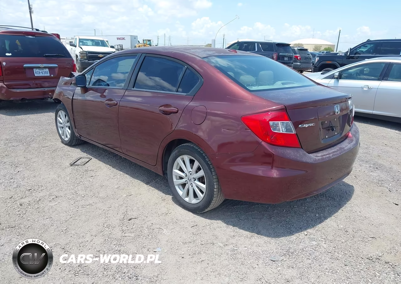 2012 Honda Civic Ex-L VIN:19XFB2F93CE045127 - 3